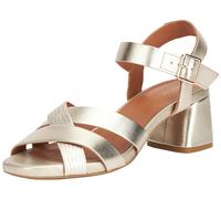 Geox Damen Genziana Mid B Heeled Sandal, Lt Gold, 38 EU