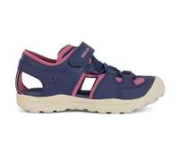 Geox Damen J VANIETT Girl B Sandal, Navy/Fuchsia, 38 EU