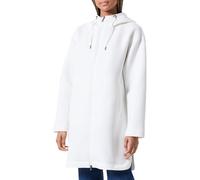 Geox Damen Long+Hood Sweater, Blanc De Blanc, XS EU