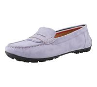 Geox Damen Slipper KOSMOPOLIS Grip, Frauen Slip On,lose Einlage,Businessschuhe,Slip-ons,Mokassins,Halbschuhe,Slides,Loafer,Violett (LT Violet),37 EU