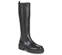 Geox Damenstiefel Spherica EC7 kniehoch Leder/Synthetik Schwarz Größe 41