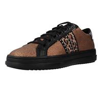 Geox Damen sportlicher Schnürer PONTOISE, Frauen Schnürhalbschuhe,Halbschuh,Schnürschuh,Sneaker,Freizeitschuh,Bronze/Tobacco,38 EU / 5 UK
