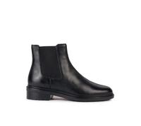 Geox Damen - Stiefeletten Walk Pleasure in schwarz Glattleder