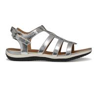 Geox Damen Vega D Flat Sandal, Silver, 37 EU
