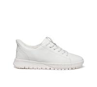 Geox Damen Sneaker D FLEXTRIDE Plus A Leder Weiß Größe 40