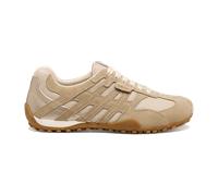 Geox Sneaker Snake Original (Mesh/Textil) beige/braun Damen, Größe Euro (US) 41 (10,5)