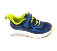 Geox Ergonomische Kinderschuhe PRO-Ran blau mit Klettverschluss und elastischem Schnürsenkel