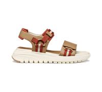 Geox Flextride Sandalen braun rot D65BSC für Damen, beige, Größe 41 EU