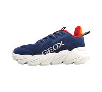 Geox J FLEXYPER Fast Boy Sneaker, Navy, 34 EU