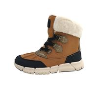 Geox J FLEXYPER Girl B AB Snow Boot, Whisky/Black, 31 EU