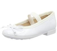 Geox Girl JR PLIE' I Ballerina, White