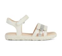 Geox Mädchen J Haiti Girl Sandal, White Silver, 27 EU
