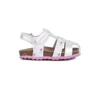 Geox Halbsandalen "Chalki" in Silber - Größe 26 | Kindersandalen