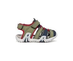 Geox Halbsandalen "Kraze" in Khaki - Größe 24 | Babysandalen