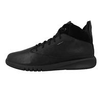 Geox Herren High-Top Sneaker AERANTIS, Männer Sneaker,Sportschuh,Schnürschuh,Sneaker-Stiefel,mid Cut,SCHWARZ,40 EU / 6.5 UK