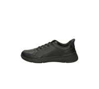 Slip-On Sneaker GEOX "U VITTOUR PLUS", Herren, Gr. 45, schwarz, Lederimitat, Schuhe, Halbschuh, Slipper mit weicher Schaftrandpolsterung (29153362-45) schwarz
