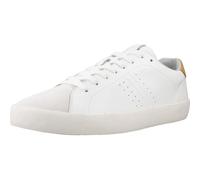 Geox Herren U AFFILE A Sneaker, White/Yellow, 44 EU