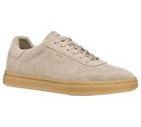 Sneaker GEOX "Geox Sneaker Leder", Herren, Gr. 44, sand, Leder, Schuhe Sneaker (66542958-44) sand