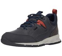 Geox Herren U Delray B ABX B Sneaker, Navy/DK ORANGE, 43 EU