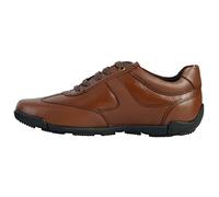 Geox Herren U Edgware A Sneaker, Cognac, 44 EU