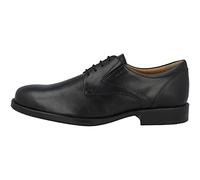 Geox Herren U Federico V Derby, Schwarz, 43 EU