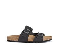 Geox Herren U Ghita B SANDALS, Schwarz, 42 EU