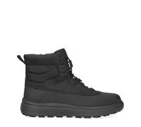 Winterboots GEOX "U GRANITO + GRIP B A", Herren, Gr. 41, schwarz, Lederimitat, Leder, Textil, unifarben, sportlich, Schuhe, Snowboots, Schnürschuh mit Warmfutter, Größenschablone zum Download (8658136