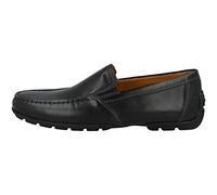 Geox Herren U Moner V Mokassins, Schwarz, 43 EU