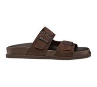 Geox Herren U PARNAIBA A Sandal, Dark Brown, 43 EU