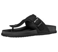 Zehentrenner GEOX "Geox Pantoletten Veloursleder", Herren, Gr. 41, schwarz, Veloursleder, Schuhe Zehentrenner (48338913-41) schwarz