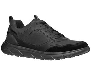 Geox Herren U Portello A Sneaker, Black, 45 EU