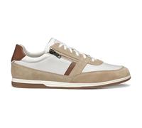 Geox Herren U Renan A Sneaker, White/Beige, 41 EU