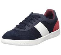Geox Herren U RIETI Sneaker,Navy Dk Red,40 EU