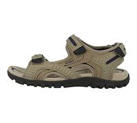 Geox Herren U Sandal Strada D Riemchensandalen, Beige Sand Navy, 44 EU