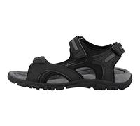 Geox Herren U Sandal Strada D Riemchensandalen, Schwarz Black Stone C9310, 42 EU (27 cm)