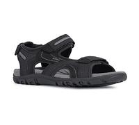 Geox Herren U Sandal Strada D Riemchensandalen, Schwarz Black Stone C9310, 46 EU