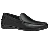 Geox Herren U SIRON A Moccasin, Black, 42.5 EU