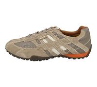 Geox Herren U Snake K Sneaker, Beige Dk Orange, 39 EU