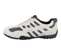 Geox Herren U Snake ORIGINAL A Sneaker, Off White/Dk Grey, 46 EU