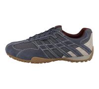 Geox Schnürschuh U Snake Original Herren Leder/Textil Hellblau Gr. 46