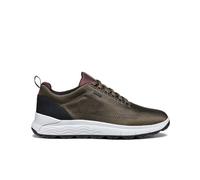 Geox Herren U SPHERICA 4X4 B ABX Sneaker, Military/Bordeaux, 42 EU