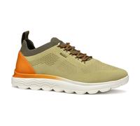 Geox Herren U SPHERICA E Sneaker, Pistachio/Orange, 44 EU