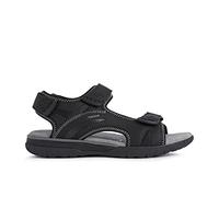 Geox Herren U Spherica Ec5 Sandalen, Schwarz, 44 EU