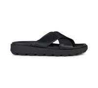 Geox Herren U SPHERICA EC6 B Slide Sandal, Black, 42 EU