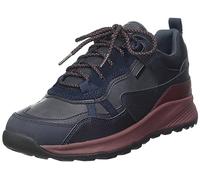 Geox Herren U TERRESTRE B ABX C Sneaker, Navy/Bordeaux, 43 EU