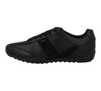 Geox Herren U Wells A Sneakers, Schwarz, 46 EU