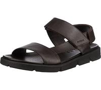 Geox Xand 2S Herren Sandalen dunkel-braun Klett U15BGB für Herren, braun, Gr. 42 EU