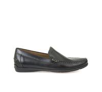 GEOX Herrenschuhe Slipper BLACK BLACK - Gr. - 42