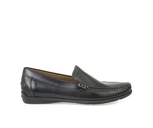 GEOX Herrenschuhe Slipper BLACK BLACK - Gr. - 42