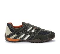 GEOX Herrenschuhe Sportliche Schnürer DK GREY/OFF WHITE DK GREY/OFF WHITE - Gr. - 40